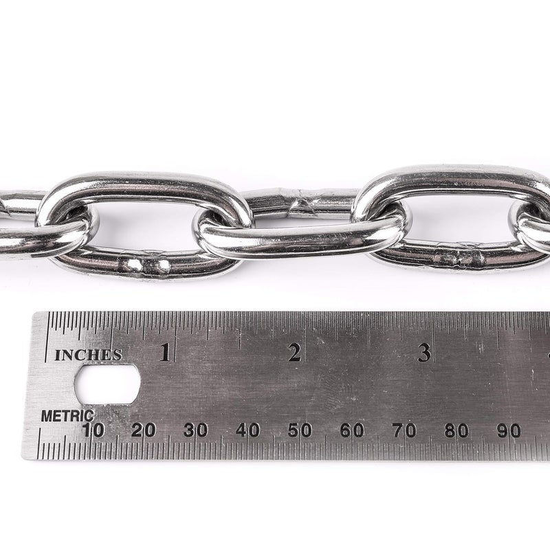 HarborCraft 1/4" by 2 Foot Stainless Steel Chain - Image 2